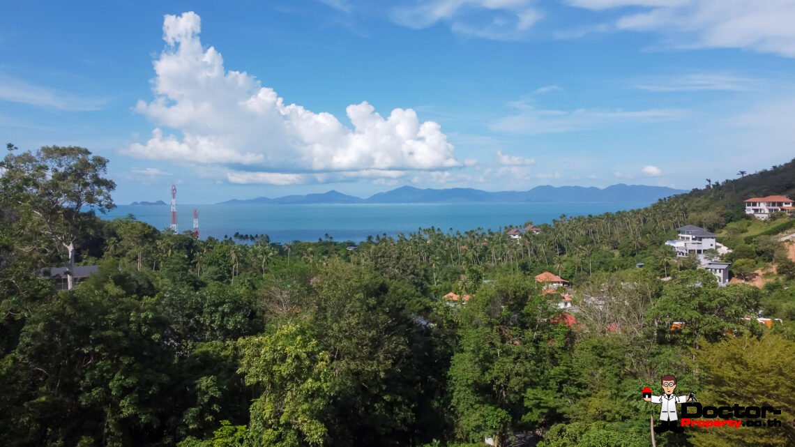 4 Bedroom Pool Villa with Sea View in Bang Por, Koh Samui – For Sale